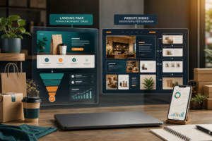 Landing Page vs Website: Beda Fungsi, Beda Strategi, dan Kapan Pakai Keduanya